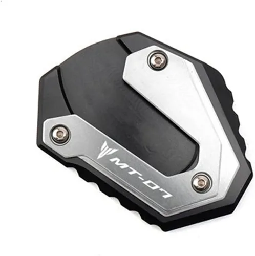 Miniatura 15 de Soporte lateral para motocicleta, ampliación, tapones de aire para válvula de neumático para Yamaha FZ07 FZ 07 MT07 MT 07 MT-07 MT-07 2014 2023 Rojo