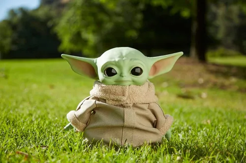 Miniatura 3 de Mattel Star Wars Grogu - Juguete de peluche, figura de personaje de 11 pulgadas con cuerpo suave. Inspirado en Star Wars The Mandalorian