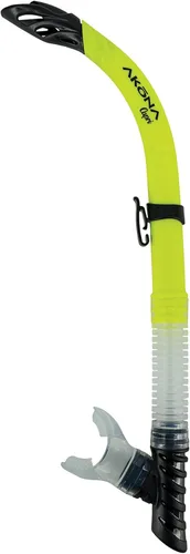 Miniatura 3 de AKONA Snorkel semi seco Capri para adultos con boquilla de silicona Azul / Patchwork