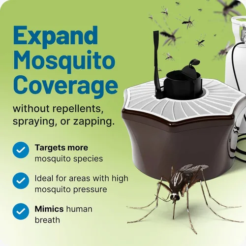 Miniatura 8 de Biogents Trampa para Mosquitos al Aire Libre Mosquitaire con Refuerzo de CO₂ y Señuelo SweetScent Alternativa Repelente Ecológica, Sin Pesticidas