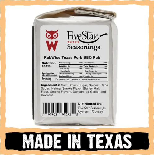 Miniatura 7 de Rubwise - Rub de pechuga y cerdo estilo Texas Style Rub para barbacoa y especias para ahumar y asar a la parrilla Masajes secos Ideal
