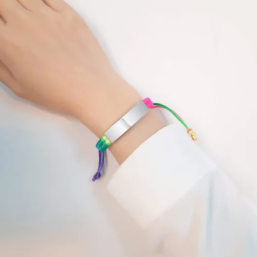 Miniatura 6 de VNOX Pulsera de identificación de alerta médica de emergencia con grabado personalizado gratuito para mujeres, hombres y niños, 4-9 pulgadas