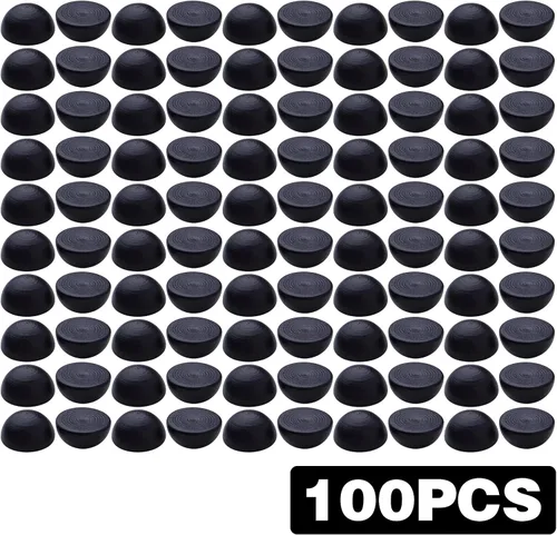 Miniatura 2 de Mitad bolas de madera, 100 bolas de madera semicirculares sin terminar, bolas de madera de hemisferio semidividido naturales para proyectos