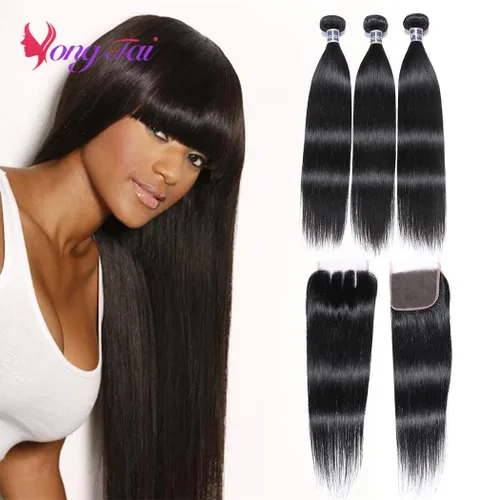 Miniatura 22 de Extensiones de cabello, liso, malasio, calidad 9A