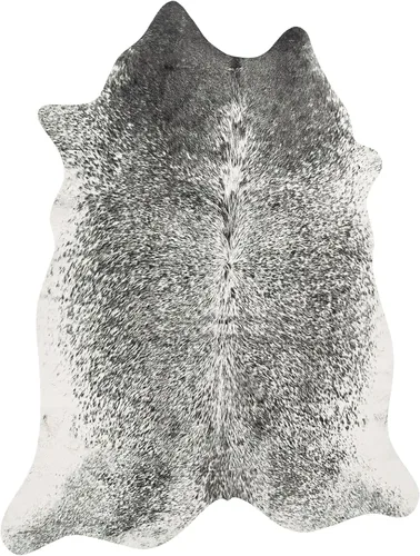 Miniatura 28 de Alfombra lavable antideslizante de piel de vaca sintética de 2 x 3 pulgadas, color blanco y blanco, tapete pequeño para puerta delantera, decoración
