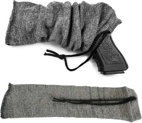 Miniatura 7 de GUGULUZA Calcetines extra gruesos para pistolas, calcetín de pistola para pistola, paquete de 4/5/6 fundas de pistola tratadas de silicona de punto
