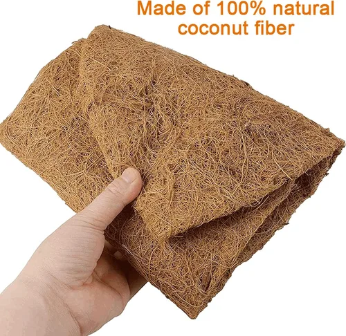 Miniatura 3 de 2 revestimientos de coco natural para macetas, revestimientos de cesta colgante de 24/30/36/48 pulgadas, forro de repuesto de fibra de coco