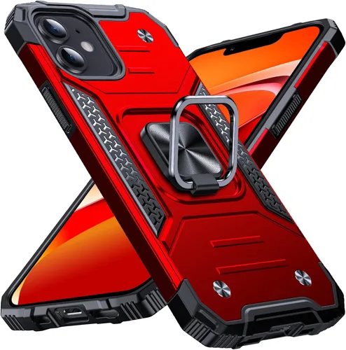 Miniatura 11 de Anqrp Funda resistente para iPhone 6/7/8/SE/SE2 con soporte de anillo mejorado y agarre, grado militar, a prueba de golpes, resistente y robusta