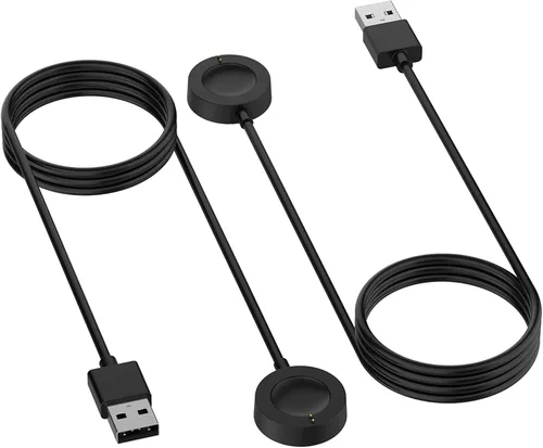Miniatura 9 de TenCloud Cargador compatible con Fossil Gen 4/Gen 5, cable de carga USB de 3.3 pies para reloj inteligente Fossil Gen 4/Gen 5 (negro)