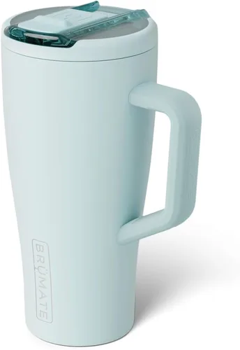 Miniatura 2 de BrüMate Era Flip - Vaso de 30 onzas con tapa con pajilla cubierta 100 % a prueba de fugas, popote higiénico cubierto, botella de agua de acero