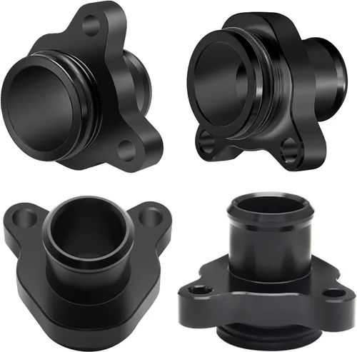 Miniatura 5 de Manguera de agua de aluminio compatible con BMW N51 N52 N53 N54 335i 335xi 135i 325i 330i 3.0L, reemplaza 11537544638 11537541992 (negro)