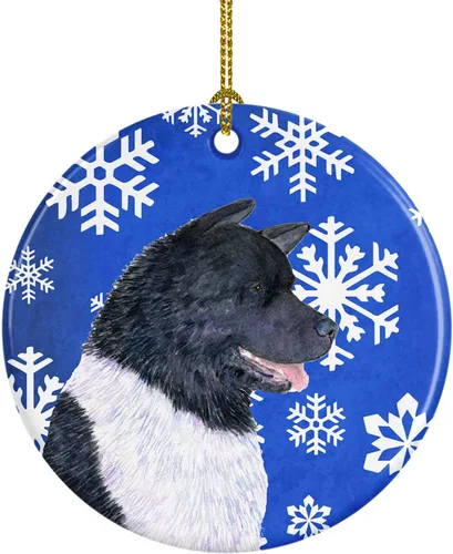 Miniatura 191 de Caroline's Treasures Cavalier Spaniel - Adorno de cerámica para colgar en el árbol de Navidad, para el hogar, Navidad, fiestas, regalo, 3 pulgadas