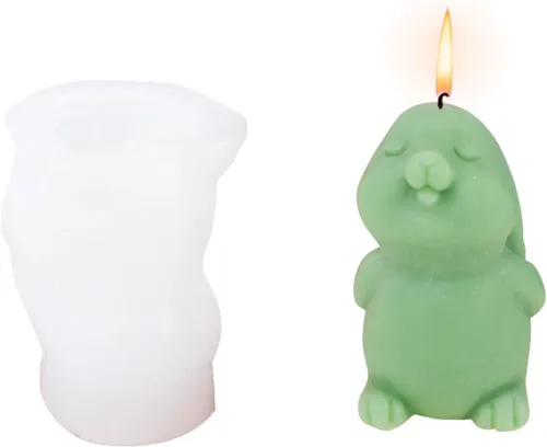 Miniatura 11 de Moldes de vela en forma de cubo, moldes de velas 3D para hacer velas, molde de vela de silicona de panal para adornos de jabón caseros, velas