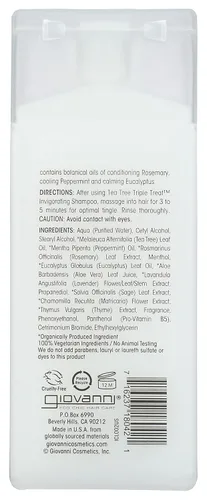 Miniatura 2 de Giovanni, Acondicionador Árbol de Té Triple Treat, 2 Fl Oz
