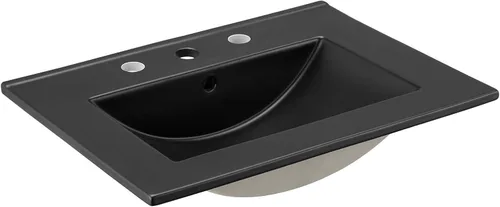 Miniatura 8 de Modway EEI-4837-WHI Cayman - Lavabo de baño de 30 pulgadas, color blanco