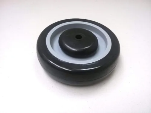 Miniatura 2 de Carrito de Compras Rueda 5" x 1-1/4" Poliuretano (Diámetro del eje : 3/8") 1 EA, 10 EA (10 EA)