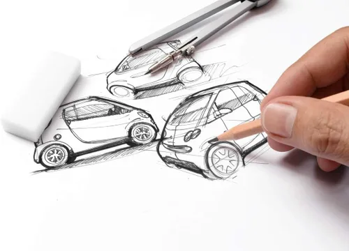 Miniatura 4 de Design Ideation Cuaderno de bocetos: cuaderno de bocetos de papel premium para lápiz, tinta, marcador, carbón y pinturas de acuarela. Ideal