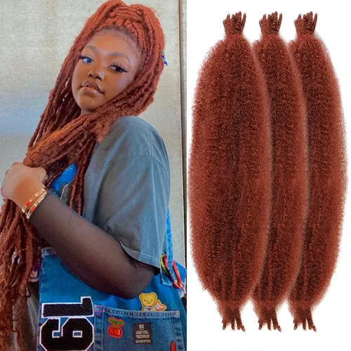 Miniatura 16 de ZRQ Cabello afro trenzado negro elástico para Butterfly Locs de 12 pulgadas, cabello trenzado de ganchillo Marley Twist preseparado, 3 paquetes