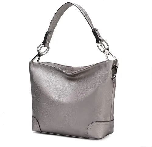 Miniatura 28 de MKF Collection Mia K - Bolso Hobo para mujer, de piel vegana, bolso de hombro holgado, bolso con asa superior