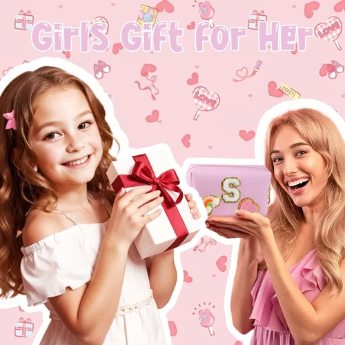 Miniatura 2 de Elilier Regalos de cumpleaños para niños de 4, 5, 6, 7, 8, 9, 10, 11, 12 años, regalos para niñas, cuidado de la piel, bolsa con carta, neceser H