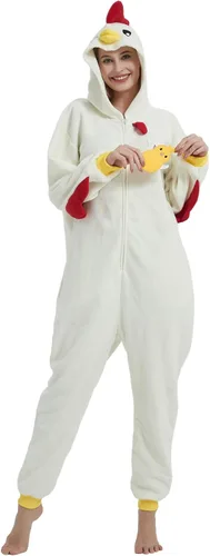 Miniatura 50 de Pijama unisex de una pieza para disfraz de animal