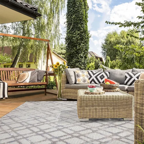 Miniatura 67 de SUPERIOR - Alfombra de interior y exterior, perfecta para patio, dormitorio, cocina, sala de estar, entrada, cuarto de juegos, guardería, cubierta