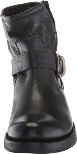 Miniatura 2 de Frye Veronica Botines para mujer hechos de cuero cepillado de grano completo con herrajes de metal antiguo e impermeables construcción de ribete