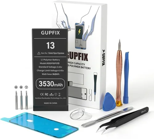 Batería de diagnóstico para iPhone 13 sin advertencia de parte desconocida emergente, 3500 mAh de alta capacidad de polímero de litio recargable de