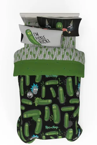 Miniatura 28 de Franco - Juego de ropa de cama para niños, edredón y sábanas supersuaves con funda de almohada, 5 piezas, tamaño individual, Jurassic World, 6A1348
