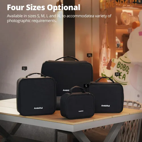 Miniatura 7 de AMBITFUL Bolsa de transporte Zoom P7 S para equipos de fotografía con gran capacidad, estuche de almacenamiento multifuncional para mini dron