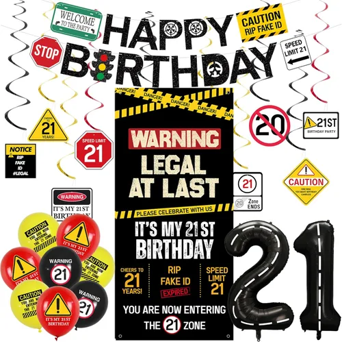 Miniatura 18 de Roetyce Decoraciones de cumpleaños número 10 para niños y niñas, pancarta negra de un dígito con la frase "I'm 10", globos colgantes en espirales