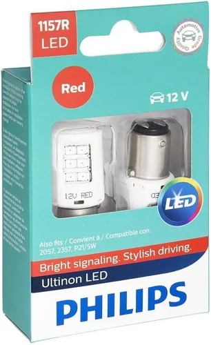 Miniatura 3 de Philips Automotive Lighting 1157ALED Ultinon LED (ámbar), paquete de 2