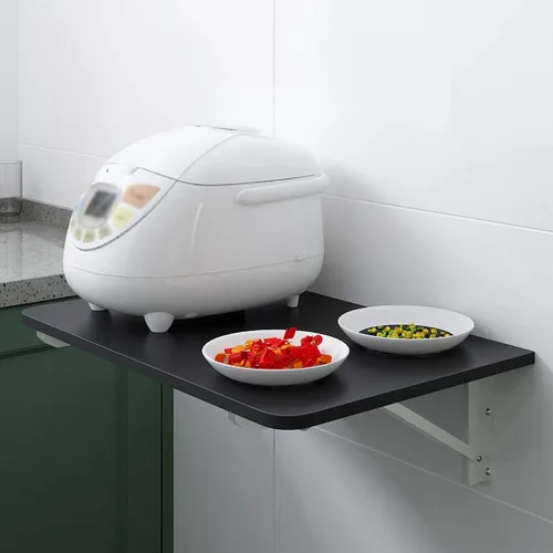 Miniatura 5 de Mesa plegable invisible para montar en la pared, mesa de comedor flotante de cocina, escritorio para ordenador portátil, escritorio para niños, 27