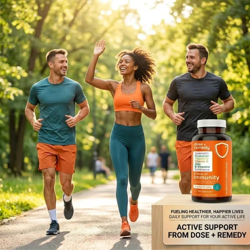 Miniatura 6 de Una dosis de quercetina de inmunidad con vitamina C y zinc, vitamina D, 500 mg de quercetina bromelina con equinácea y vitaminas B, suplemento