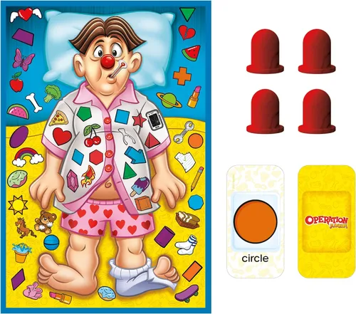 Miniatura 3 de Hasbro Gaming Juego de mesa Operation Junior Juego de operación para niños pequeños Edades de 3 años en adelante 2 a 4 jugadores