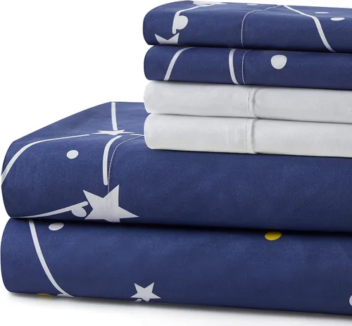 Miniatura 3 de Marina Decoration Ropa de cama ultra suave y sedosa con bolsillo profundo con estampado rico de rayón derivado de bambú para todas las estaciones