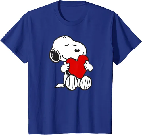 Miniatura 13 de Peanuts Camiseta de San Valentín Snoopy Hugging Heart, Negro