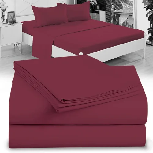 Miniatura 11 de Juego de Sábanas Twin - Sábanas de Cama Twin de Microfibra Ultra-Suave 1800 - Doble Cepillado - Bolsillos Profundos - Ajuste Fácil - Sin Arrugas