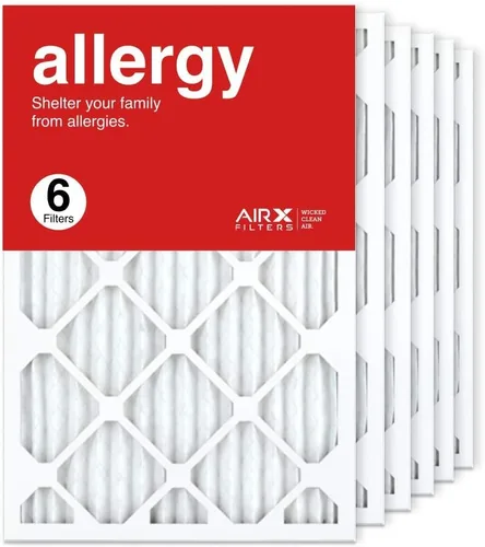 Miniatura 4 de AIRx Filters Filtro MERV 11 para horno de aire 10 x 30 x 1 para alergias, polvo y caspa de mascotas (paquete de 6), filtro de repuesto plisado