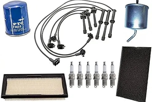 Miniatura 2 de Ignition Wires Platinum Spark Plugs filtro de aceite de aire para Mazda 626 2.5L 98-02