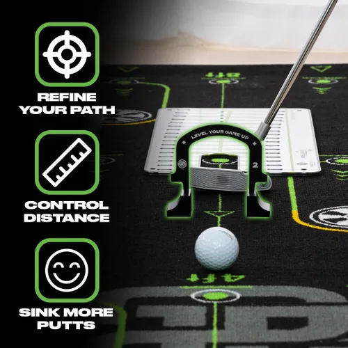 Miniatura 5 de Aumenta tu precisión de puesto: Back 2 BASICS - Juego de 4 puertas escalonadas con práctica bolsa de transporte - Esencial de entrenamiento de golf
