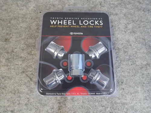 Miniatura 6 de Candado de llave Toyota, cromado, acero, 00276-00900
