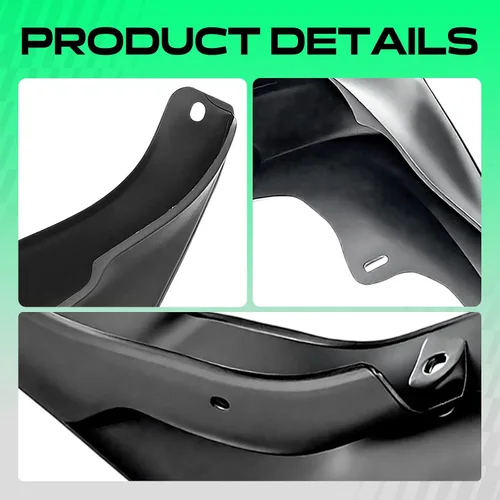 Miniatura 9 de YHTAUTO Aletas de barro de repuesto para Toyota Corolla 1993-1997 Sedán, guardabarros, accesorios para protectores de ruedas de automóviles con kit