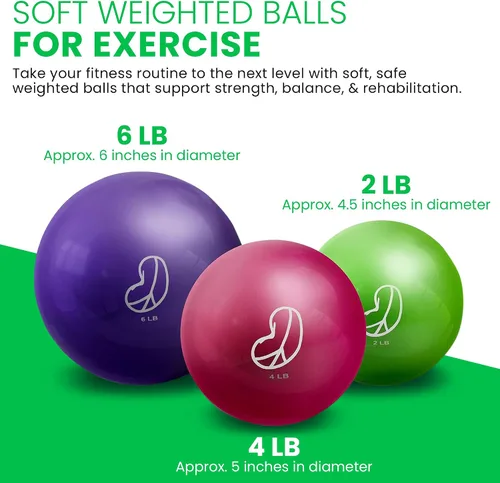 Miniatura 2 de Bean Products Bolas con peso - 2-6 libras - Varios colores 2 libras - una bola