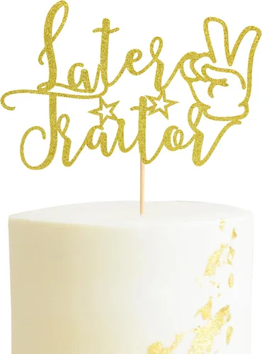 Miniatura 7 de Later Traitor - Decoración para tartas, trasladarse, cambiar de trabajo, jubilación, oficina de último día, decoración de fiesta de despedida