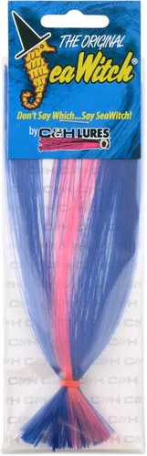 Miniatura 20 de C&H Lures Señuelos de Pesca Sea Witch - Originales Desde 1959, Faldas de Nylon Revelan Cabeza con Peso, 15 Colores, 8 Pesos de Cabeza, Señuelo