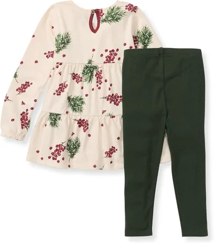 Miniatura 26 de Burt's Bees Baby Conjunto de camiseta y pantalón para bebé, túnica y leggings, 100% algodón orgánico