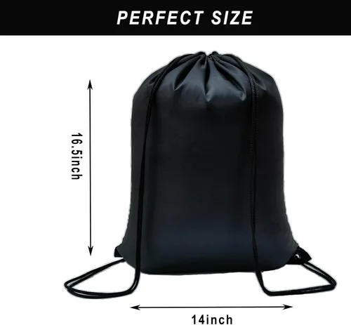 Miniatura 3 de CAIHONG Paquete de 100 mochilas con cordón a granel con cordón para gimnasio, yoga, compras, deportes, senderismo o regalos para mujeres y hombres
