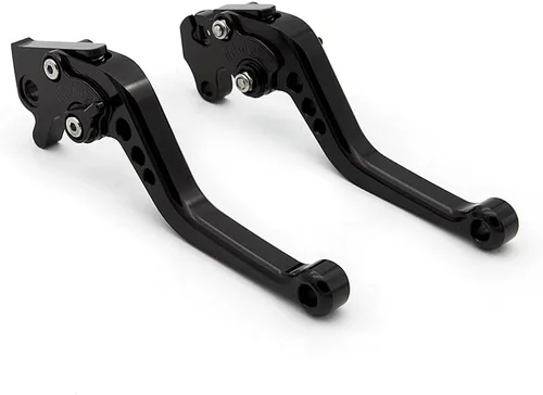 CNC Palancas de embrague y freno ajustables para RE Classic 350 350cc Meteor 2021-2025, Super Meteor 650 2023, Hunter 350 HNTR 2022-2024 Negro Corto
