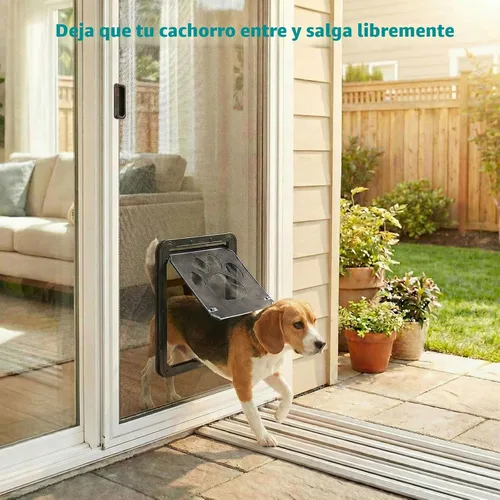 Miniatura 7 de Ownpets Puerta mosquitera para perros, Puerta mosquitera para mascotas con cierre, Puerta mosquitera magnética con cierre, Puerta mosquitera robusta